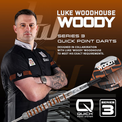 Harrows Steel Dart Set Luke Woodhouse Series 3