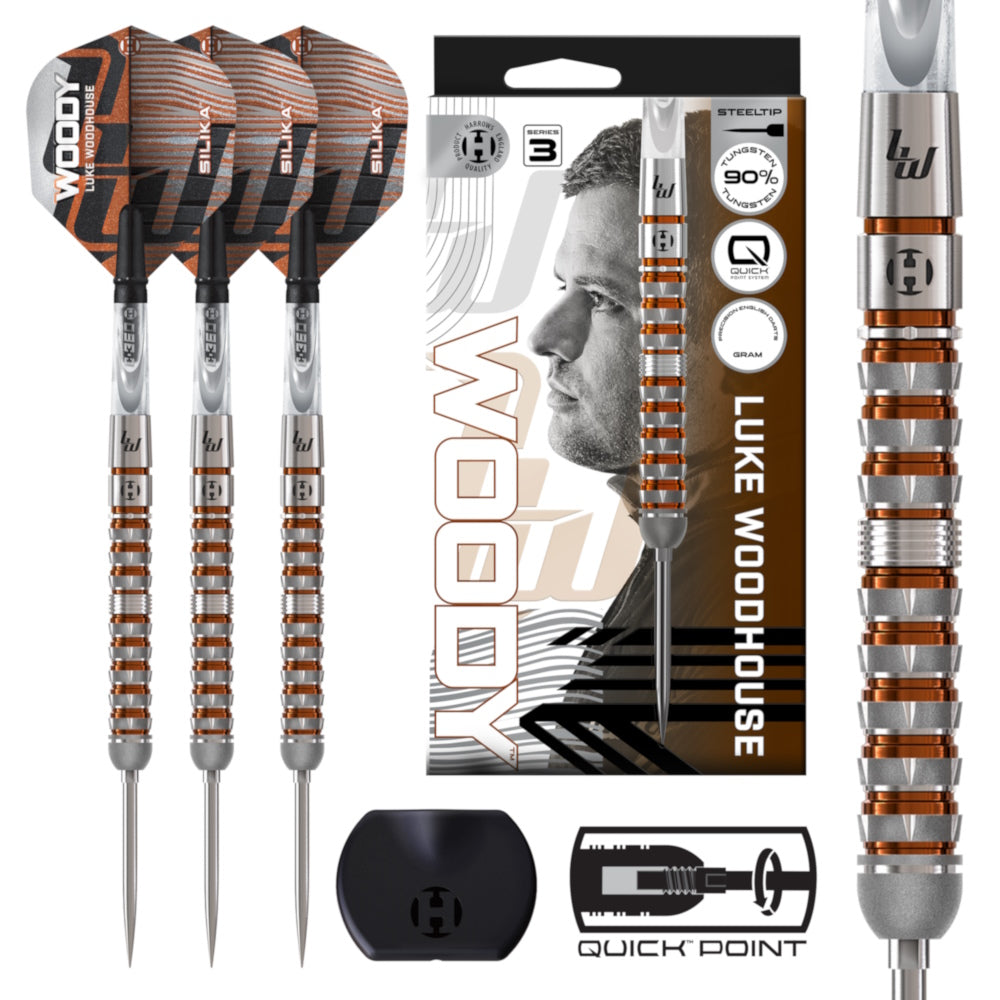 Harrows Steel Dart Set Luke Woodhouse Series 3