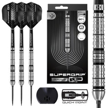 Harrows Steel Dart Set Supergrip QP Tapered