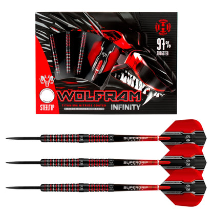 Harrows Steel Dart Set Wolfram Infinity