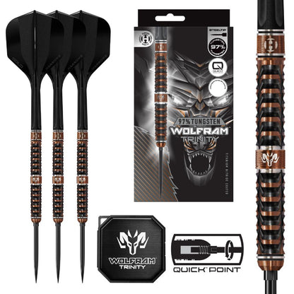 Harrows Steel Dart Set Wolfram Trinity