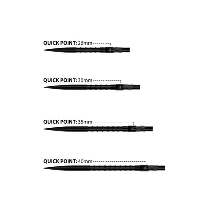 Harrows Steel Dart Spitze Quick Point HM Grip