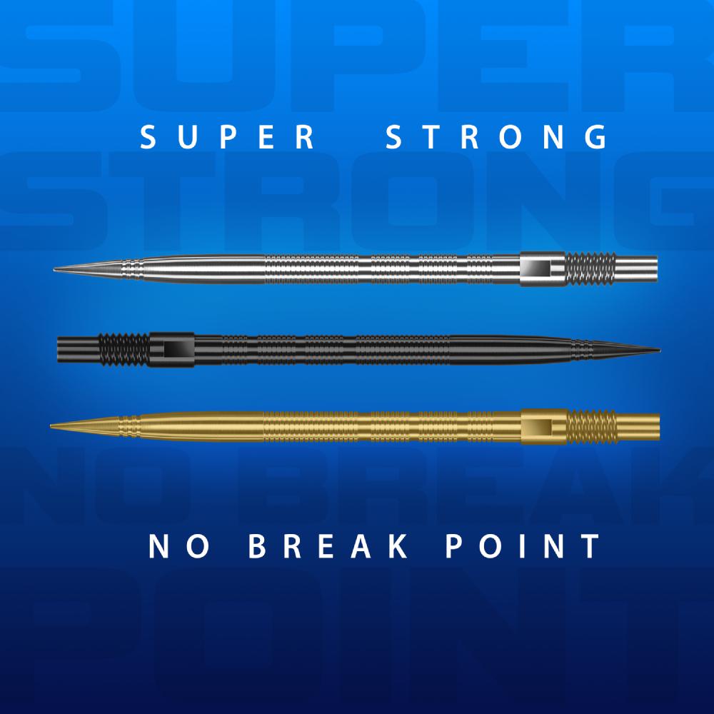 Harrows Steel Dart Spitze Quick Point Micro Grip