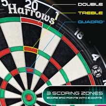 Harrows Steeldart Board Quadro 240