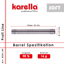 Karella Barrel Set Pro Line PLS09 16g