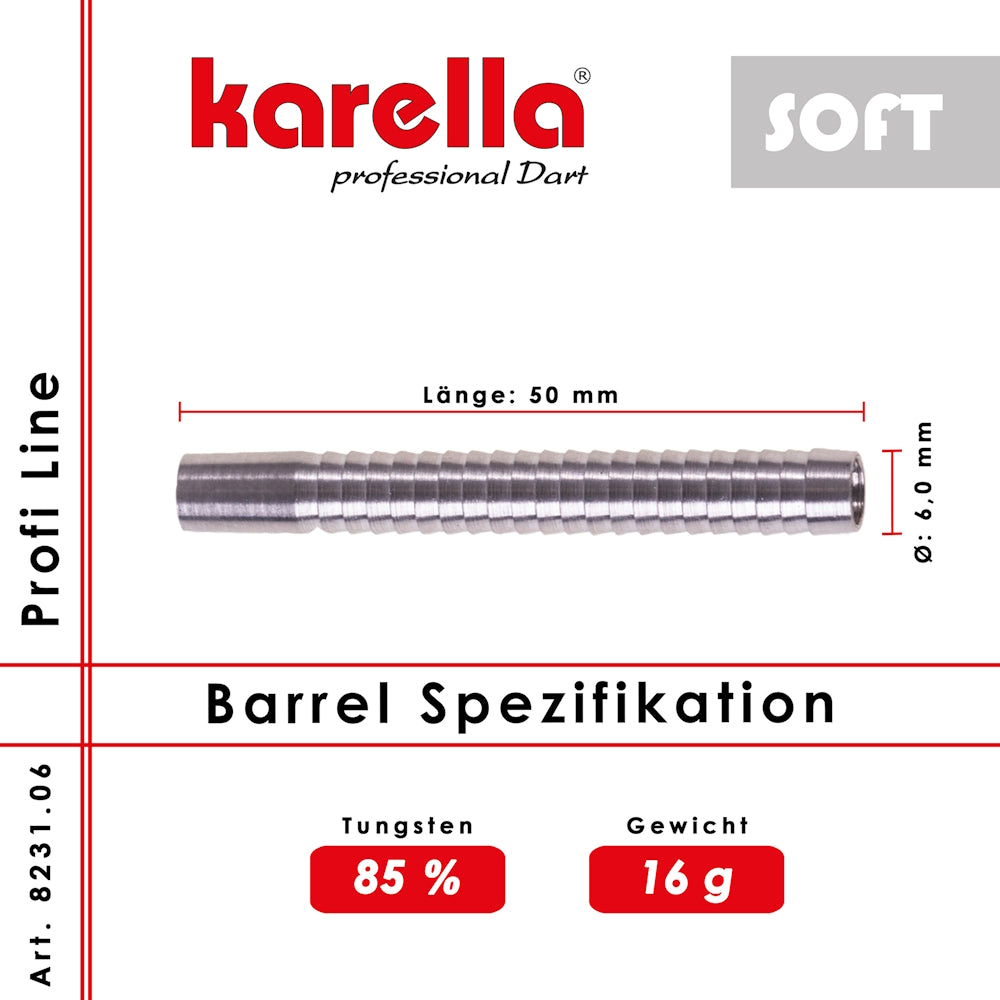 Karella Barrel Set Pro Line PLS06 16g
