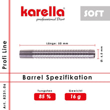 Karella Barrel Set Pro Line PLS06 16g