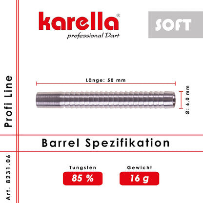 Karella Barrel Set Pro Line PLS06 16g
