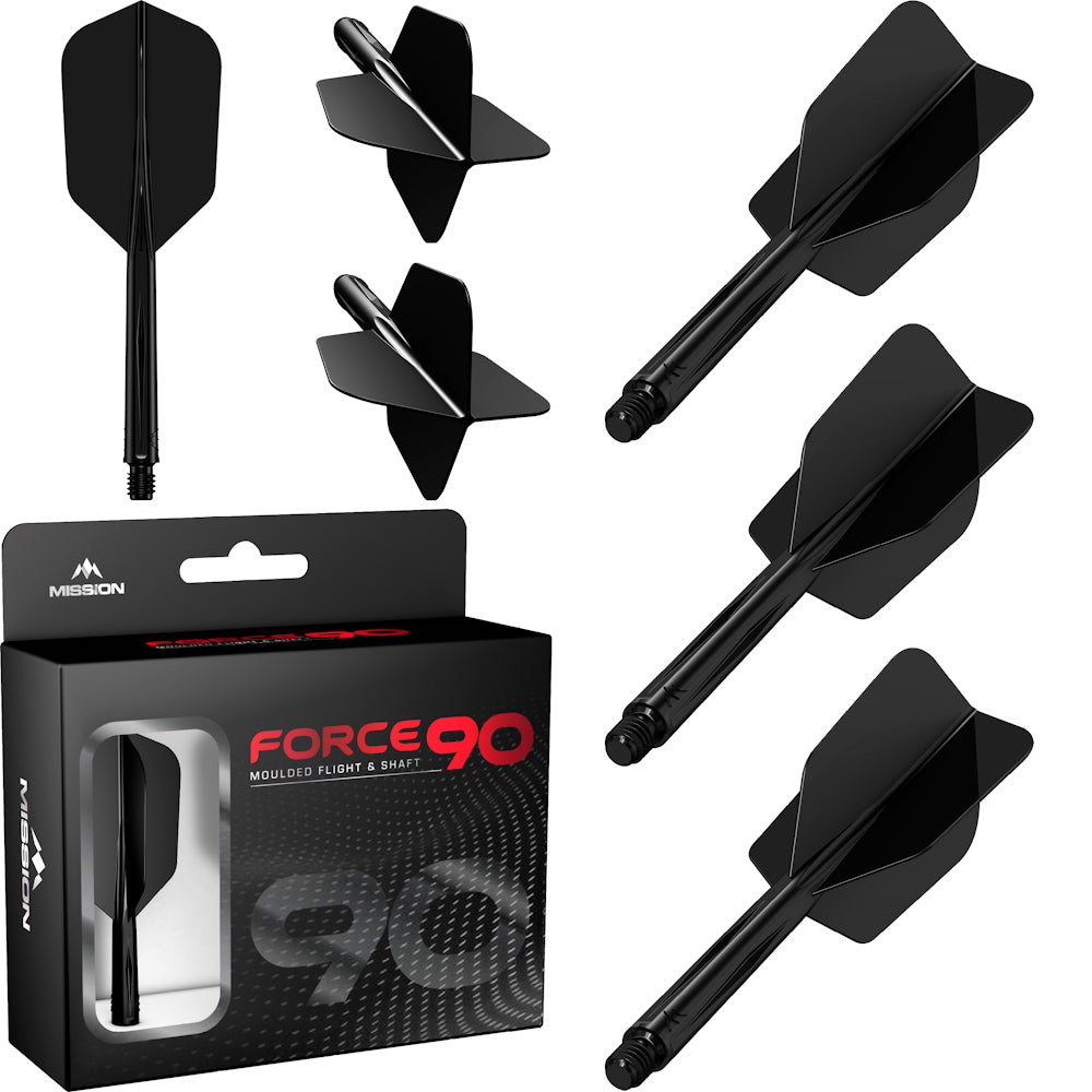 Mission Flight System Force 90 Slim Schwarz
