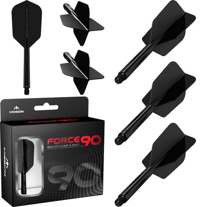 Mission Flight System Force 90 Slim Schwarz