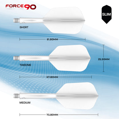 Mission Flight System Force 90 Slim Weiß
