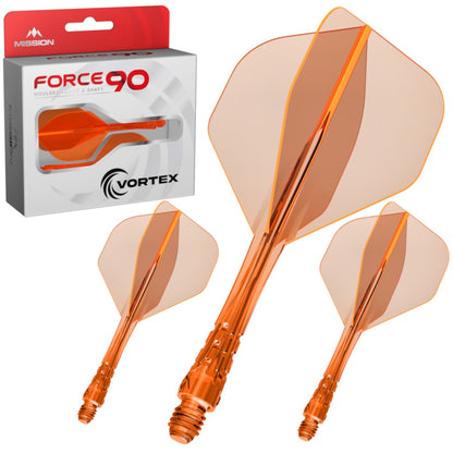 Mission Flight System Force 90 Vortex No2 Neon Orange