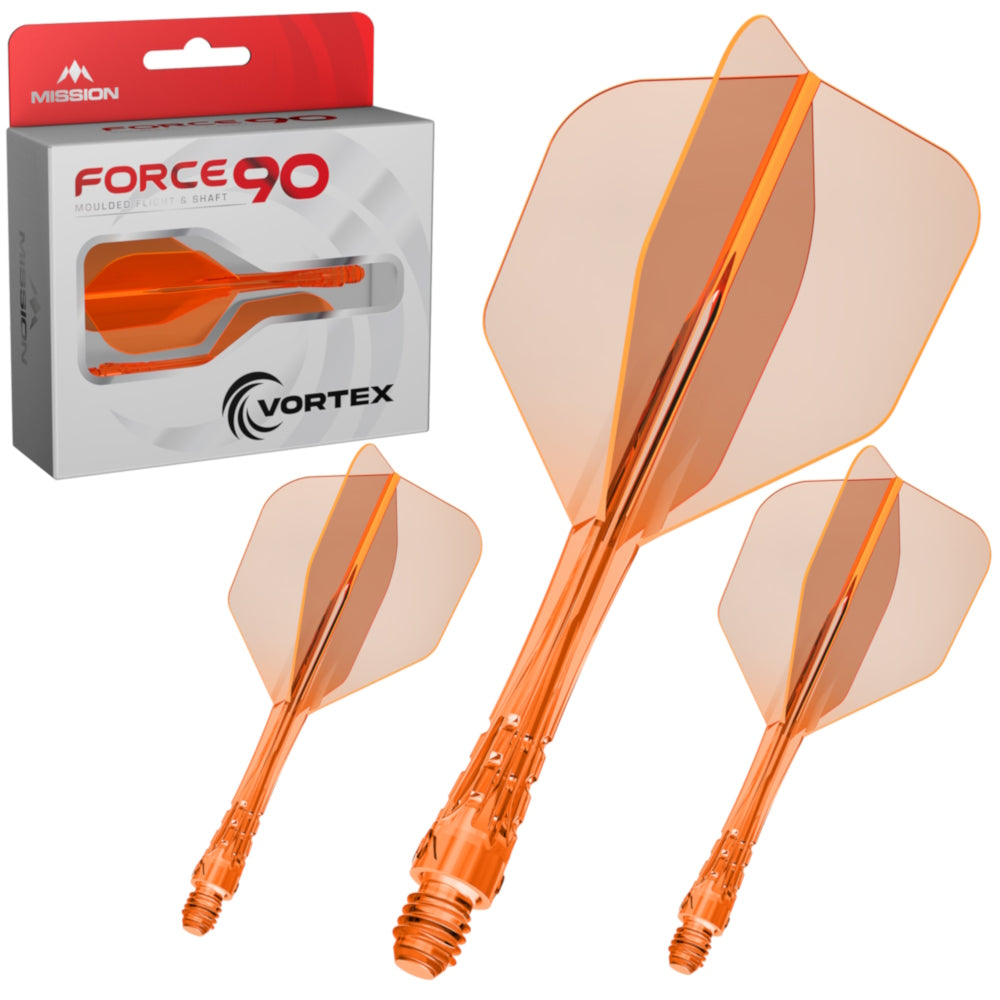 Mission Flight System Force 90 Vortex No6 Neon Orange