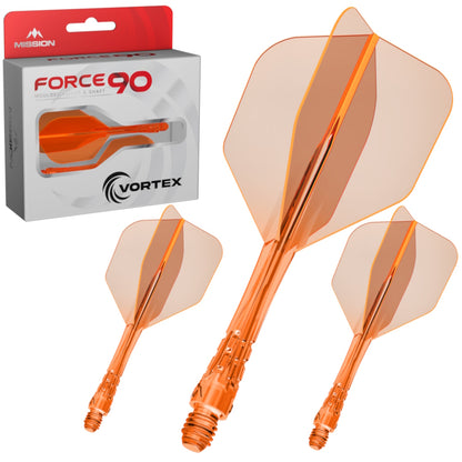 Mission Flight System Force 90 Vortex No6 Neon Orange