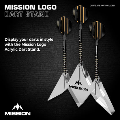 Mission Logo Acrylic Dart Stand