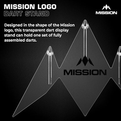 Mission Logo Acrylic Dart Stand