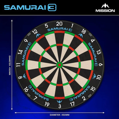 Mission Samurai 3 Dartboard