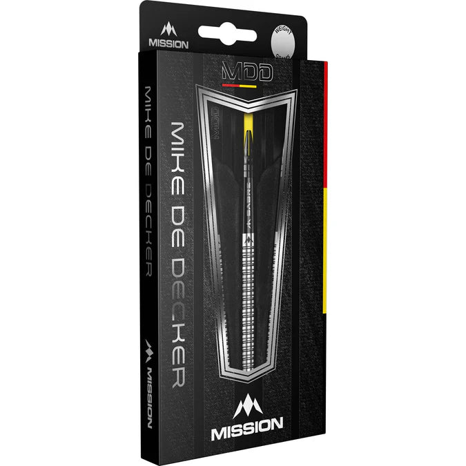 Mission Steel Dart Set Mike De Decker Silver