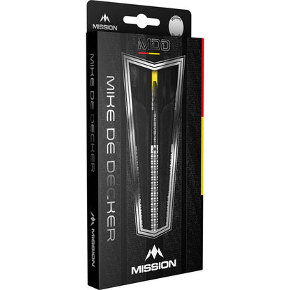 Mission Steel Dart Set Mike De Decker Silver