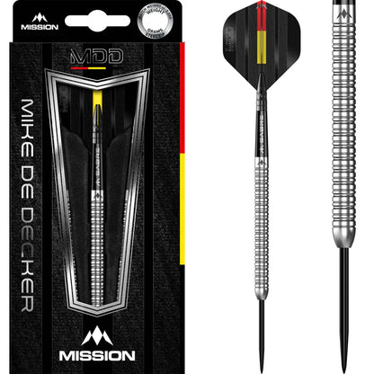 Mission Steel Dart Set Mike De Decker Silver