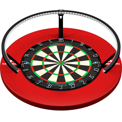 Mission Torus 270 Dartboard Beleuchtung Schwarz