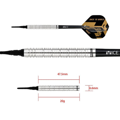 One80 Dart Set Back To Basic BAS 20g