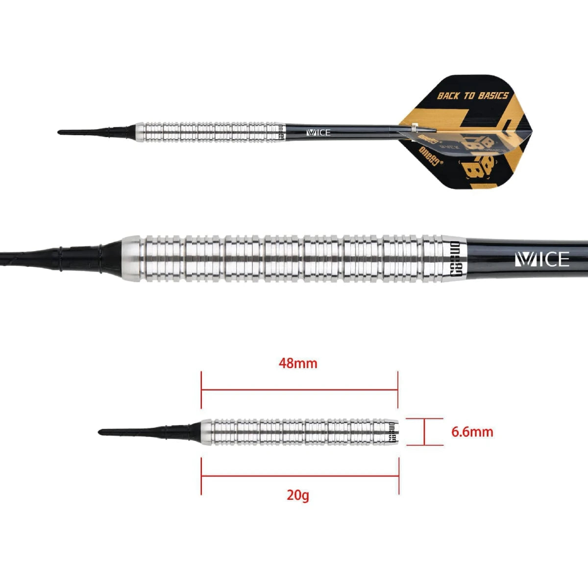One80 Dart Set Back To Basic EBS 20g