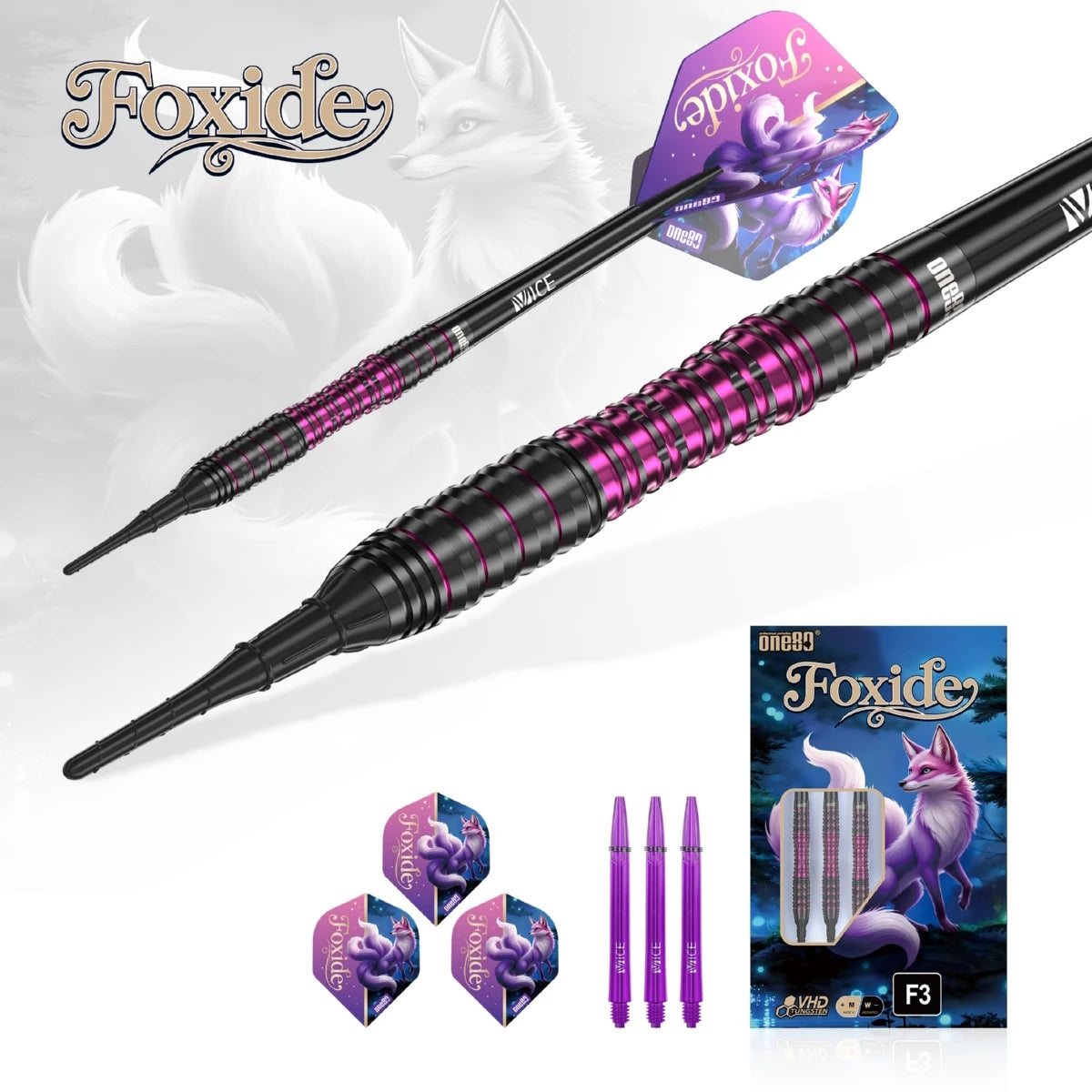 One80 Dart Set Foxide F3 20g