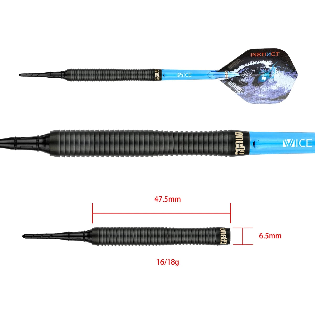 One80 Dart Set Night Hunter Velocity