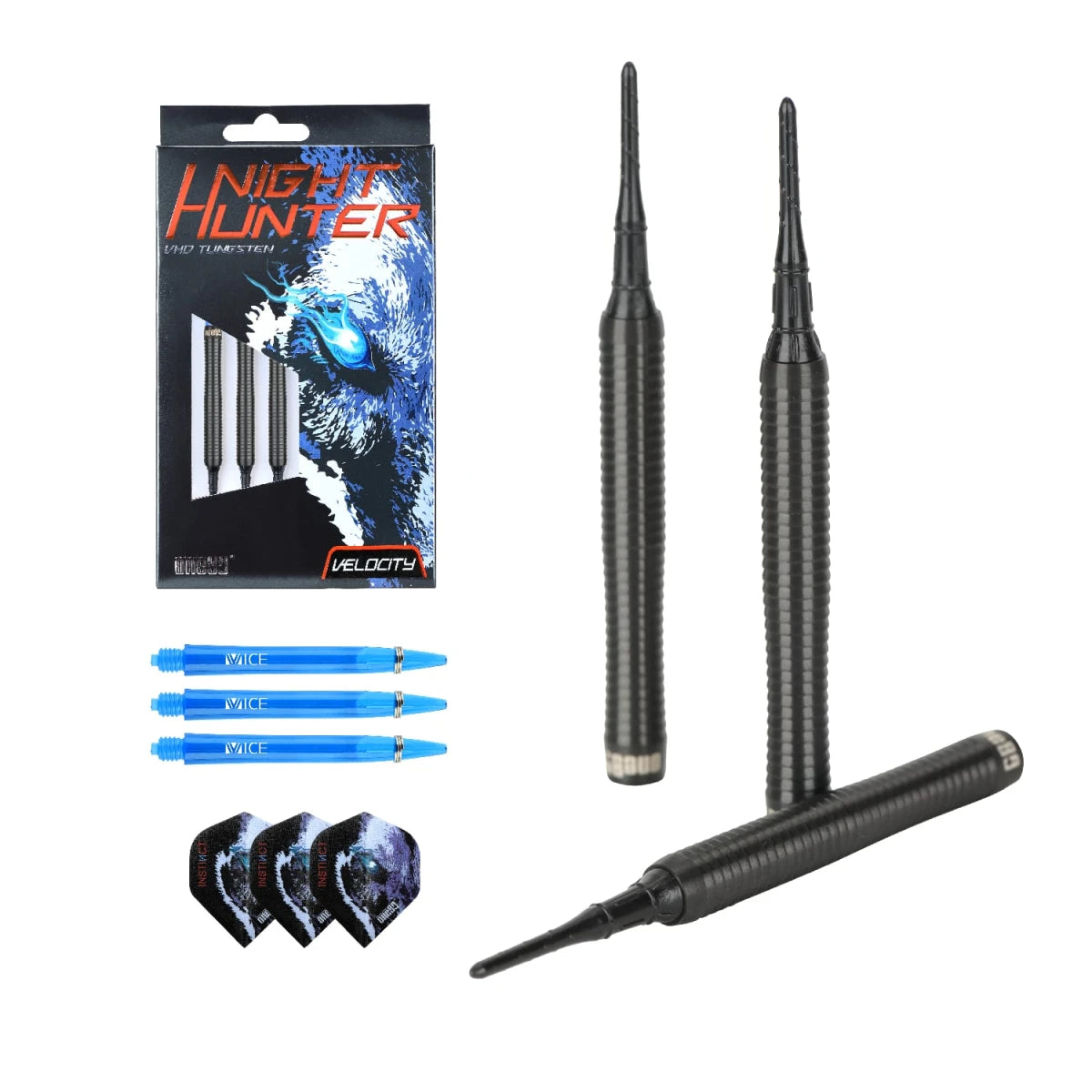 One80 Dart Set Night Hunter Velocity