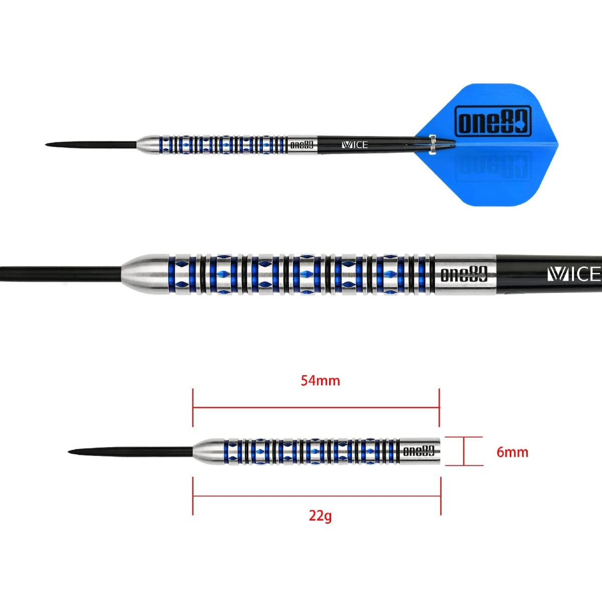 One80 Steel Dart Set Alexis Toylo Signature 22g