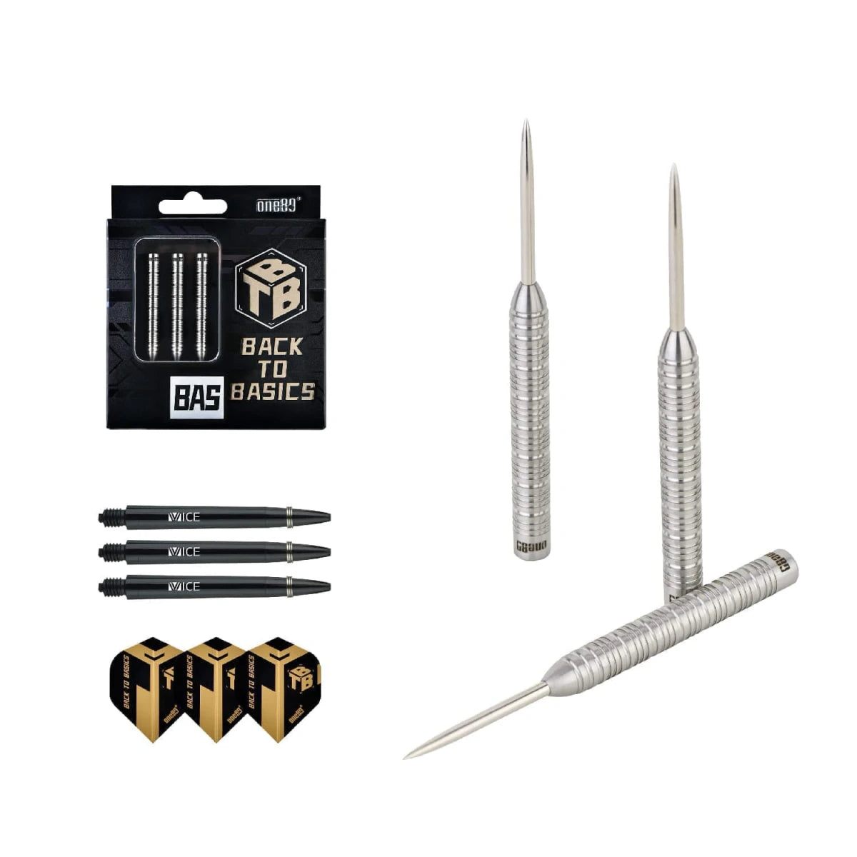 One80 Steel Dart Set Back To Basic BAS