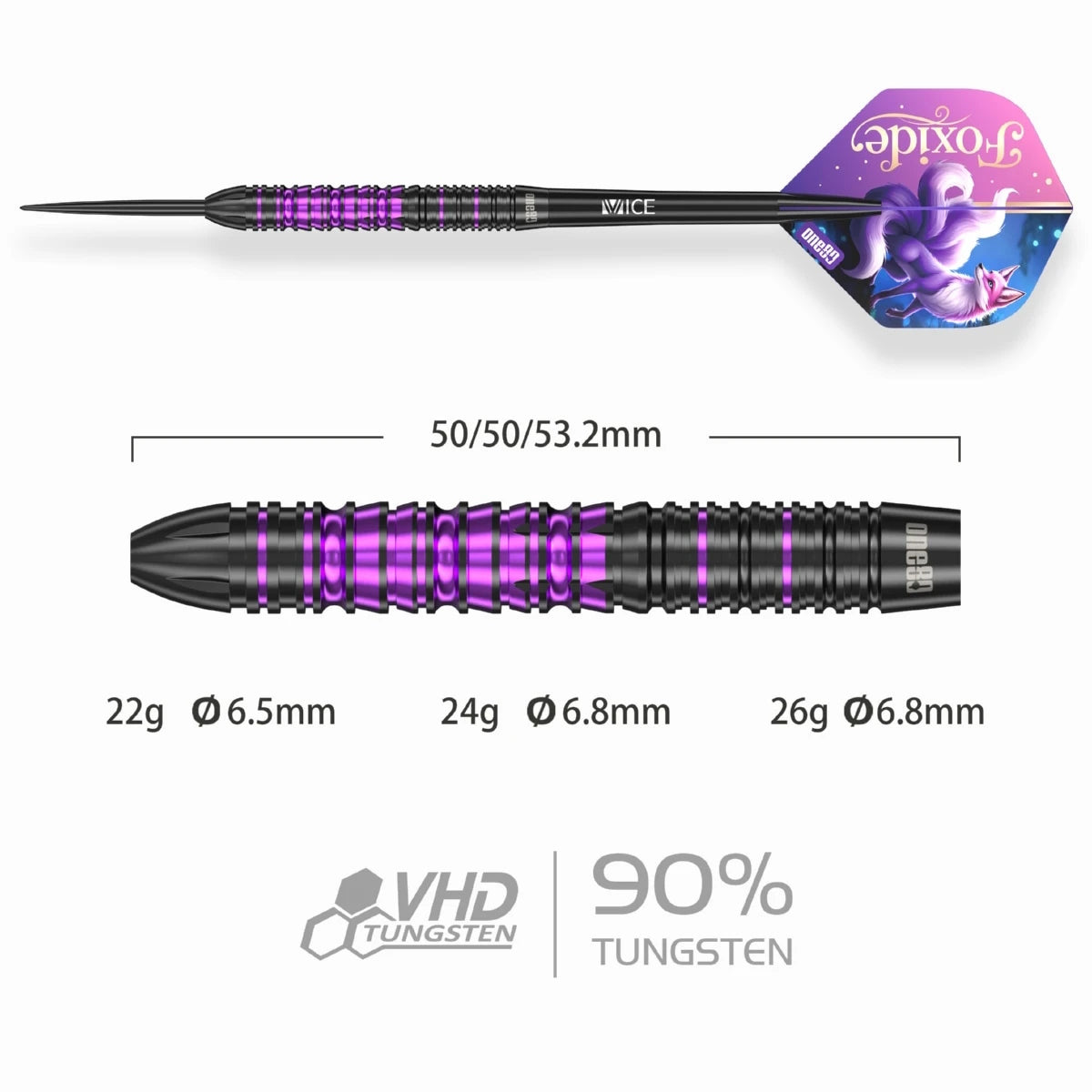 One80 Dart Steel Set Foxide F1