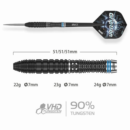 One80 Steel Dart Set Griptron GT2