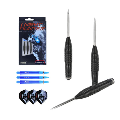 One80 Steel Dart Set Night Hunter Endurance