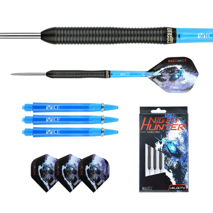 One80 Steel Dart Set Night Hunter Velocity