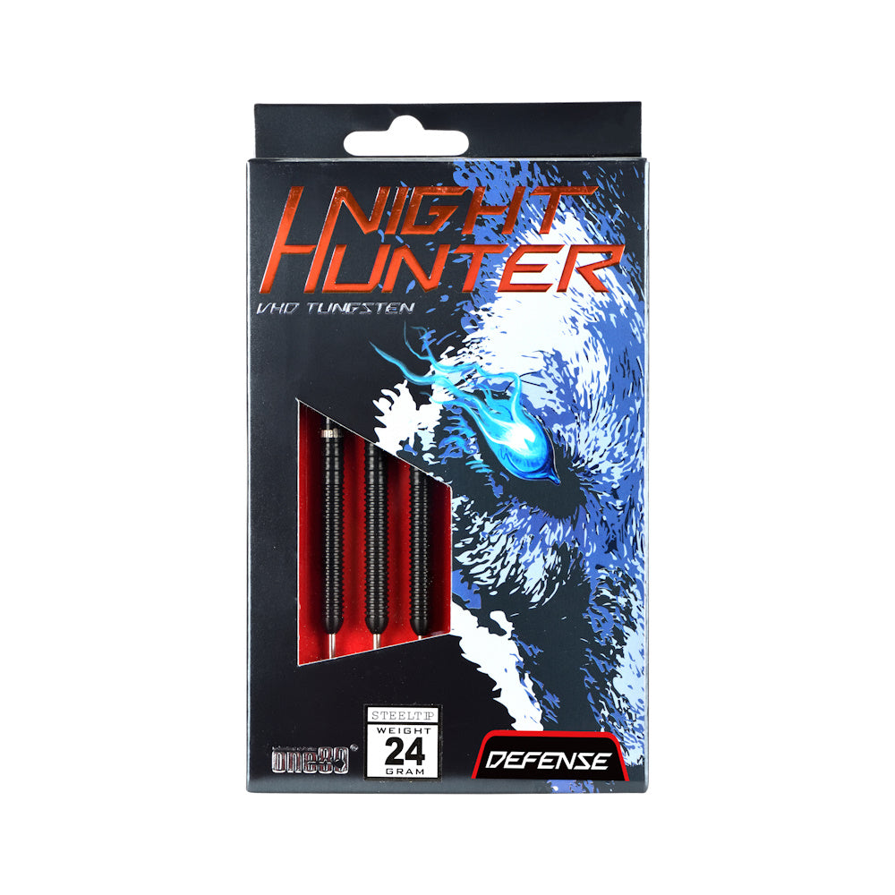 One80 Steel Dart Set Night Hunter Defense