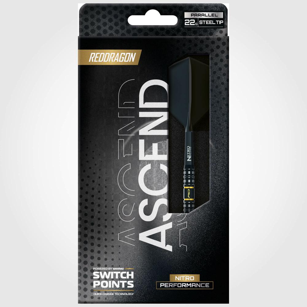 Red Dragon Steel Dart Set Ascend Parallel Switch Point