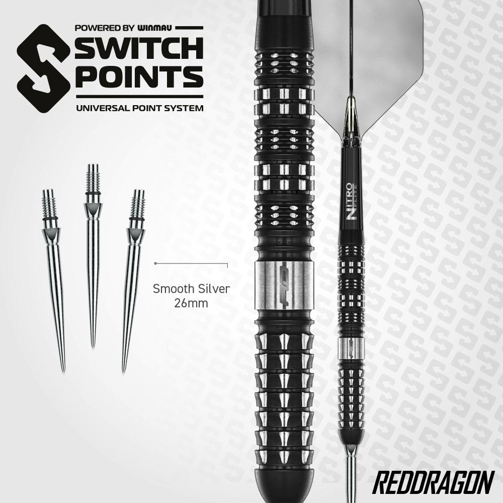 Red Dragon Steel Dart Set Recon Parallel Switch Point