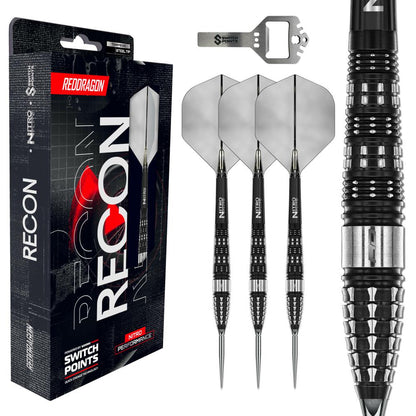 Red Dragon Steel Dart Set Recon Torpedo Switch Point