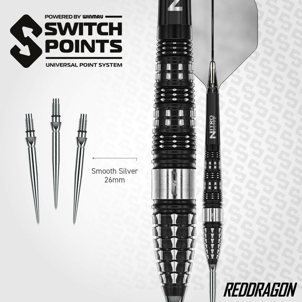 Red Dragon Steel Dart Set Recon Torpedo Switch Point