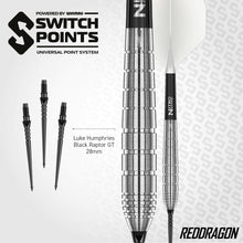 Red Dragon Steel Dart Set Luke Humphries TX1 Pioneer Switch Point