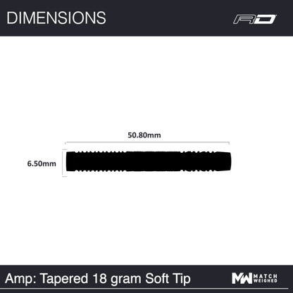 Red Dragon Amp Tapered 20g Softdart