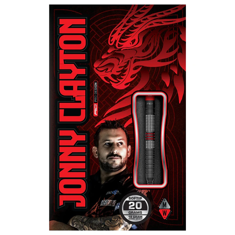 Red Dragon Jonny Clayton Hiraeth 20g Softdart