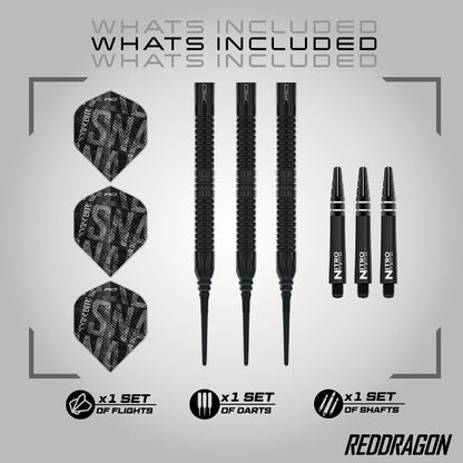 Red Dragon Peter Wright Black Mamba 20g Softdart