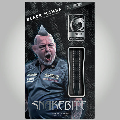 Red Dragon Peter Wright Black Mamba 20g Softdart