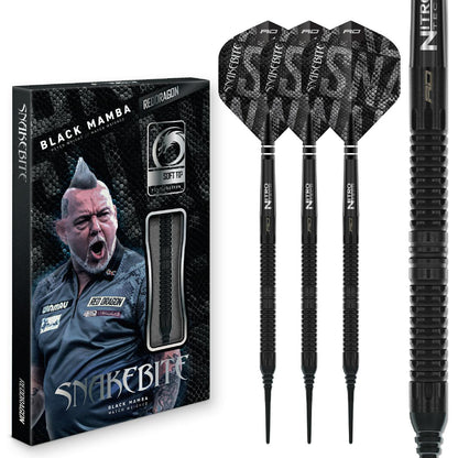 Red Dragon Peter Wright Black Mamba 20g Softdart