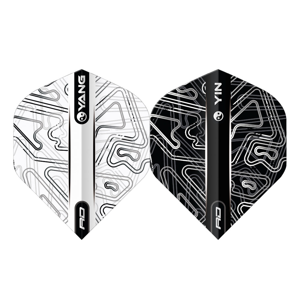 Red Dragon Flight Black White Ying Yang 6974