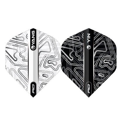 Red Dragon Flight Black White Ying Yang 6974