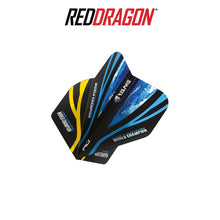 Red Dragon Luke Humphries WC Blue & Gold Yin Yang Flight